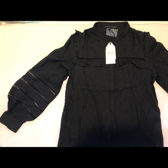 English Factory Ruffle Puff Sleeves Top - Picture 4 of 4